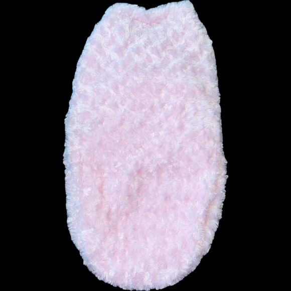 NWOT Blankets and Beyond Pink Minky Rose Swirl Swaddler Swaddle Sack Blanket - Picture 4 of 5